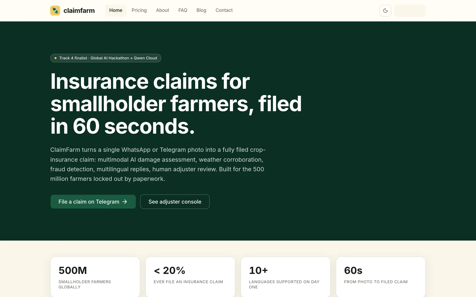 ClaimFarm screenshot